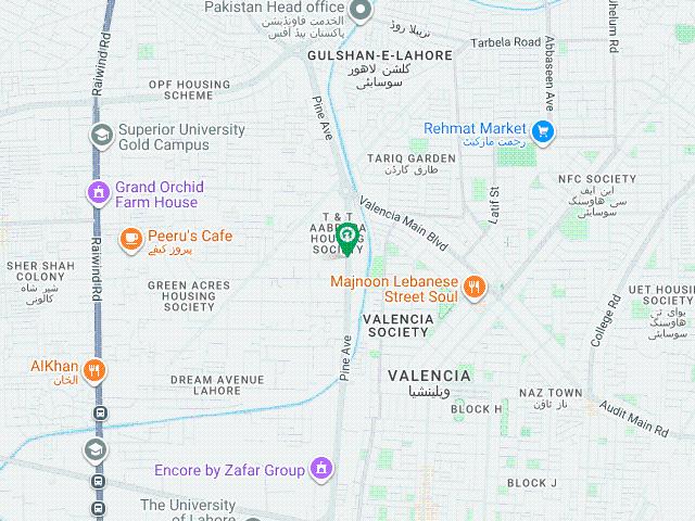43 Marla Life Time Commercial 3 Side Open Total Parking Area 10,000 Sqft 100 Feet Front Direct Meeting For Sale In Main Pine Avenue Road