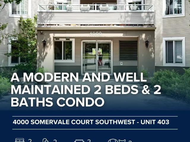 4000 Somervale Court SW Unit 403, Calgary Unit 403