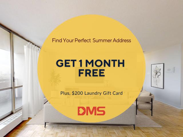 4001 Steeles Ave W. Large 1 Bedroom One Month Free [object Promise] for Rent