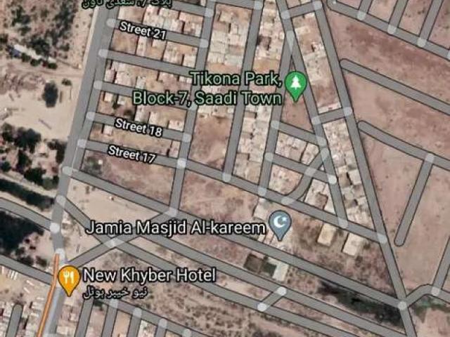 400 sq yards plot for sale at Saadi Town blk 7 Karachi Saadi Town ID 37876