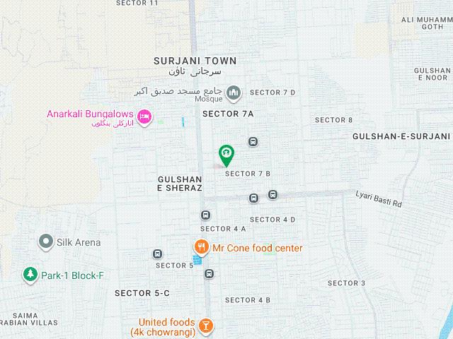 400 Yards Lease Plot, 300 Feet Road Facing, Sector 7 B, Surjani Town, Karachi