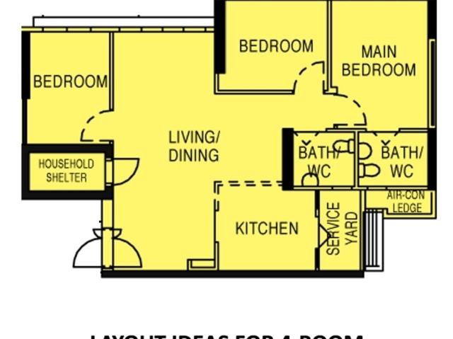 408C Northshore Drive HDB Apartment For Sale, $760,000, 3 Bed 2 Bath 1,012 sqft $751.00 psf