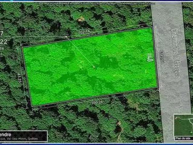 40 Ch. De La Fresque, Val Des Monts, QC, J8N 0C5 vacant land.