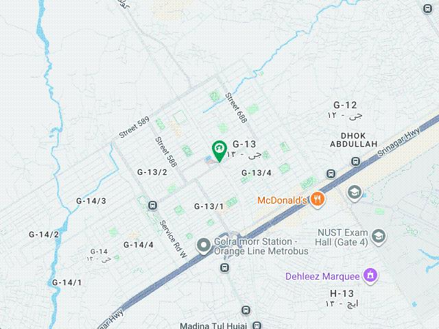 40X80 Investor Price Top Location Plot For Sale In G 13/3 Islamabad