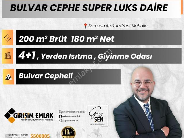 4+1 Bulvar Cephe Giyinme Odalı Yerden Isıtmalı