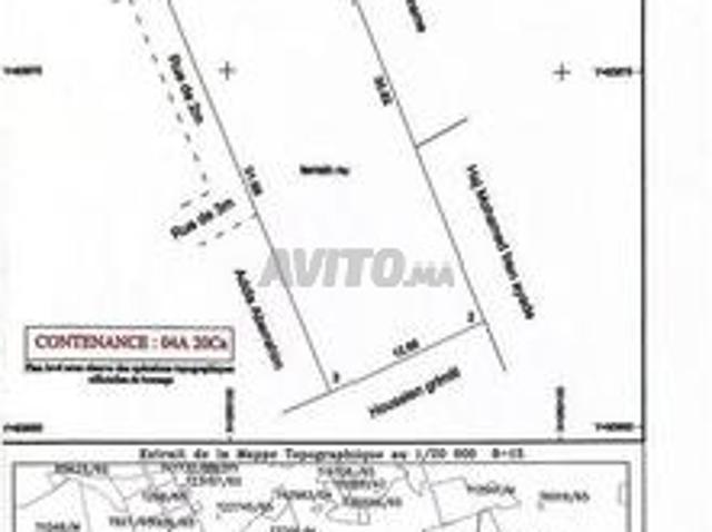 420 m2 derrière station Total Quaryat Ayoub