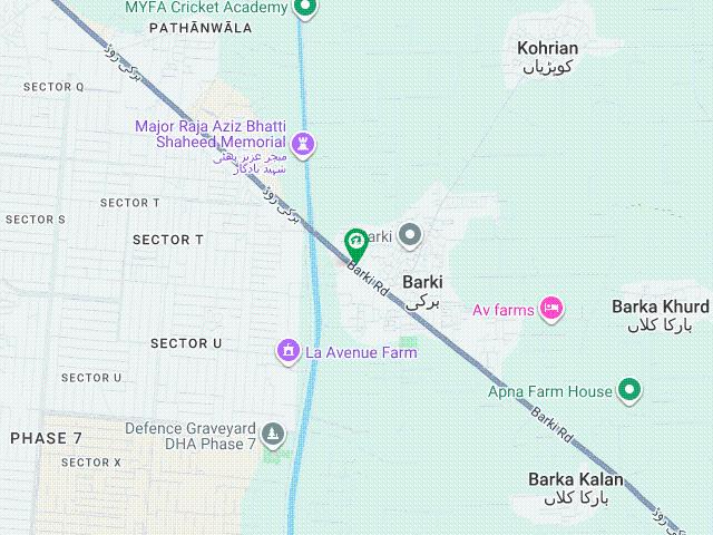 42 Kanal Residential Land Available For Sale Ideal For Farmhouse | Barki Road, Lahore