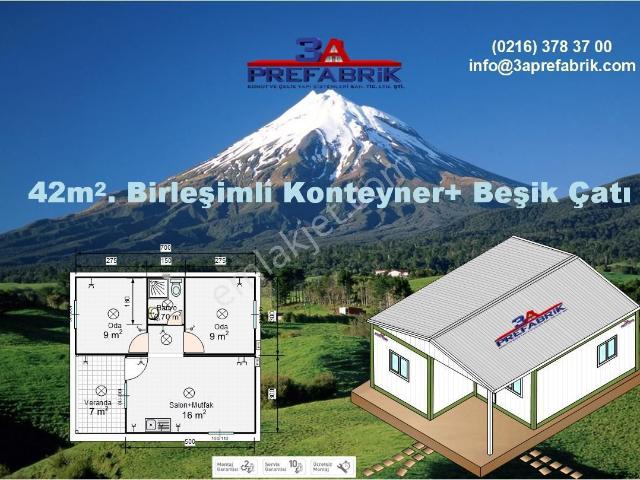 42m² Birleşimli Yaşam Konteyner