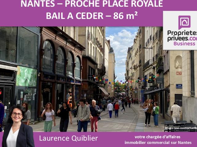 44000 NANTES BAIL A CEDER 86 m² PROCHE PLACE ROYALE
