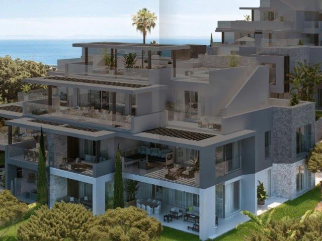 44 residencias de lujo con vista al mar. Limitando con una r. 269m² Puerto de Ojen