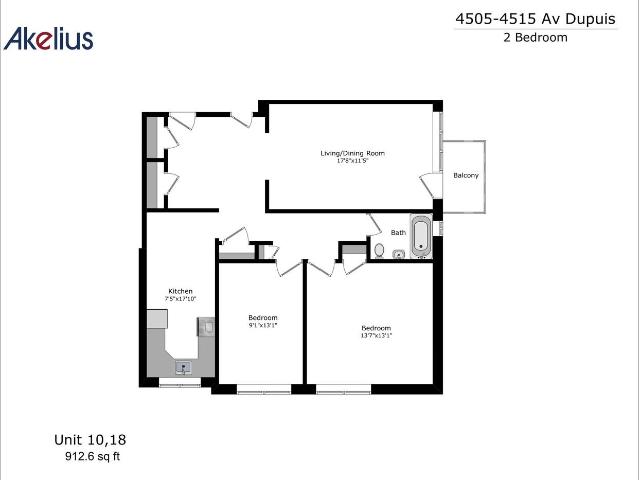 4505 4515 Dupuis Avenue 2 Bedroom Apartment for Rent at 4505 Av Dupuis, Montréal, QC H3T 1E7 Côte Des Neiges