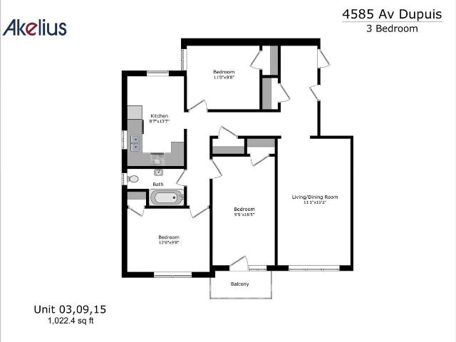 4585 Dupuis Avenue 3 Bedroom Apartment for Rent at 4585 Av Dupuis, Montréal, QC H3T 1E7 Côte Des Neiges