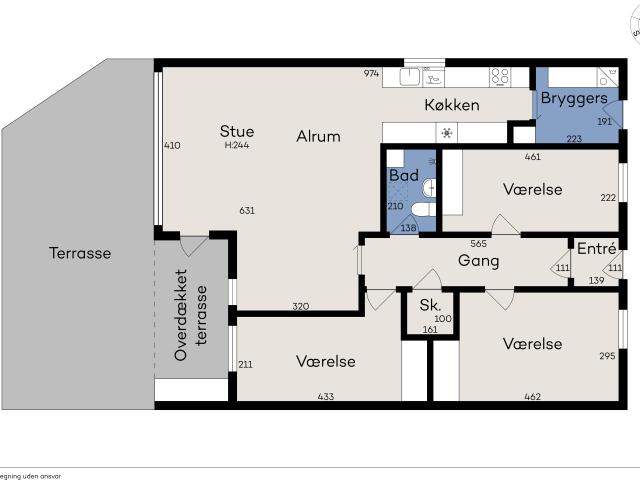 464 0 gudrunvej 28, vejgaard skønt etplans enderækkehus i vejgaard realmæglerne