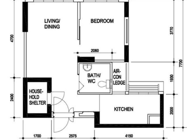 467C Bukit Batok West Avenue 9 HDB Apartment For Sale, $400,000, 1 Bed 1 Bath 506 sqft $791.00 psf