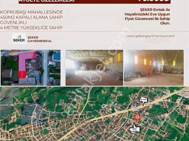 46 şeker Gayrimenkul 550 M2 Kiralık Atolye