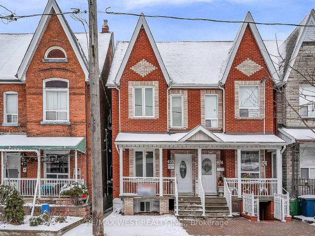 472 Symington Avenue, Toronto | 3Beds/2Bath, Townhouse, $3,700/mo | Condos. Ca