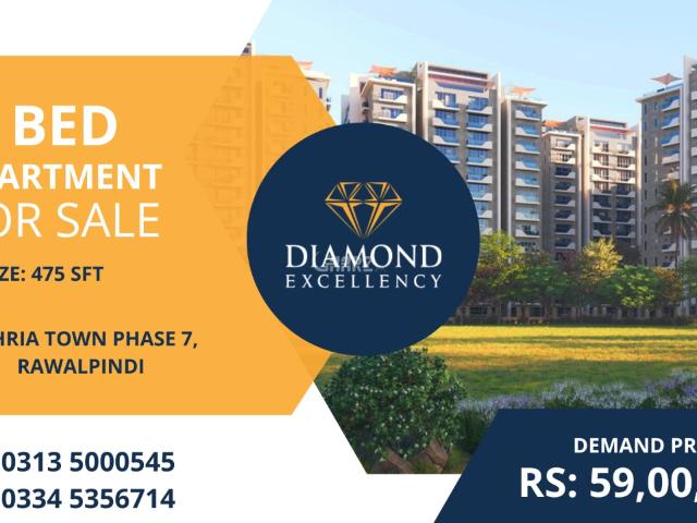 475 Square Feet Apartment for Sale in Rawalpindi Bahria Town Phase 8 Extension
