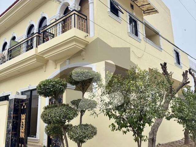 4 marla brand new corner facing park owner built house for sale canal garden