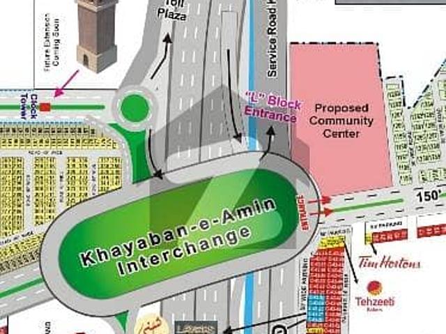 4 marla commercial plot for sale block r link pine avenue