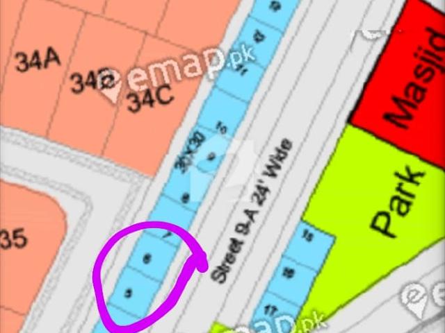 4 Marla Commercial Plot for Sale in DHA Phase 4 Rawalpindi Sector A Commercial | Park Facing | Ready for Construction