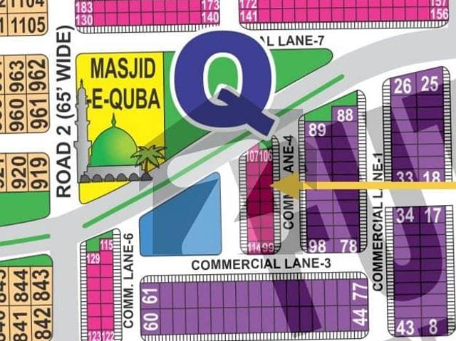 4 Marla Commercial Plot Sale In DHA Multan Sector Q