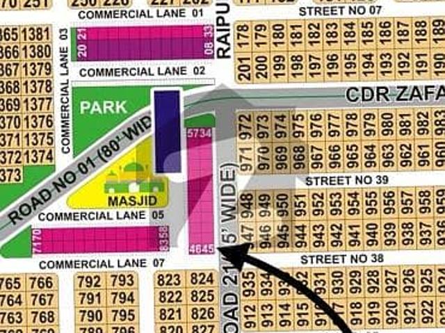 4 Marla Corner Commercial Plot For Sale
