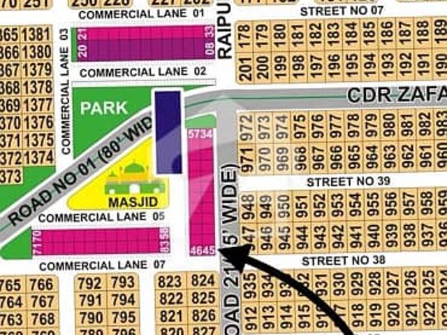 4 Marla Corner Commercial Plot For Sale