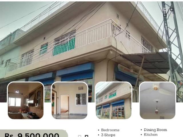 4 Marla Double Story Corner Plaza for sale Rawalpindi Samarzar Housing Society ID 93517