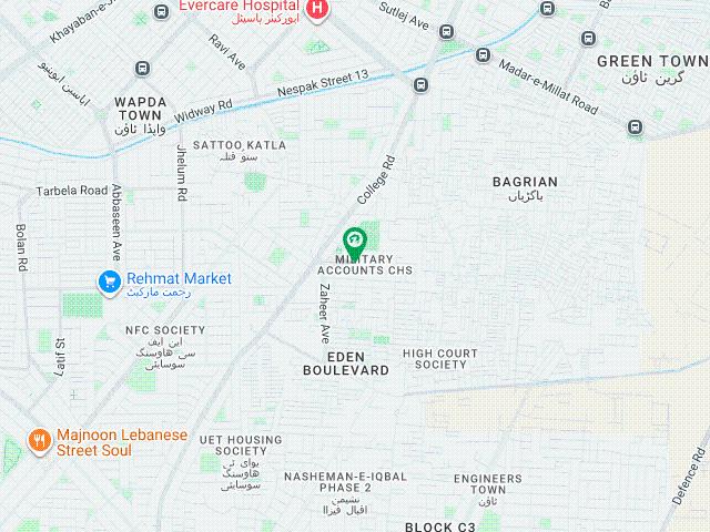 4 marla plot for sale in military account society college road lahore