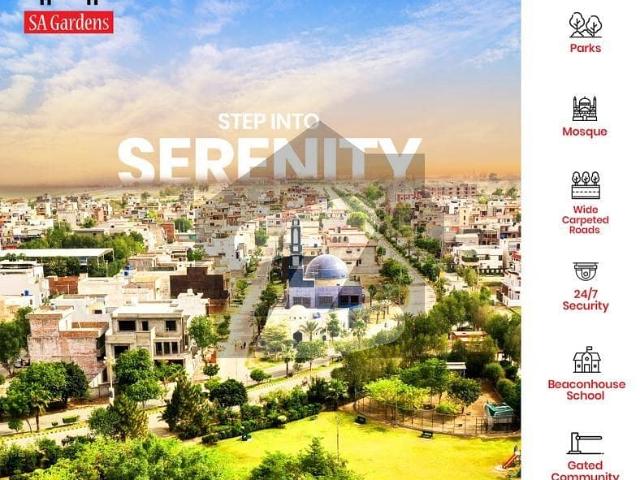 4 Marla Plot For Sale In TAHIR Block SA Garden Phase 2