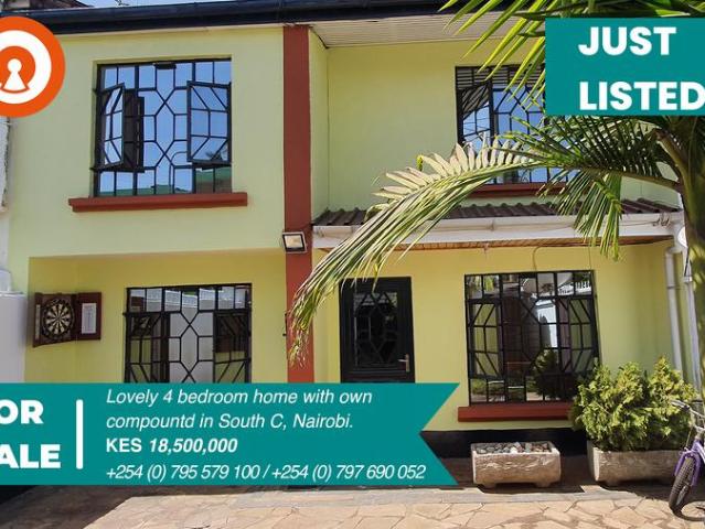 4 Bedroom Cozy Family Home with Own Compound South C