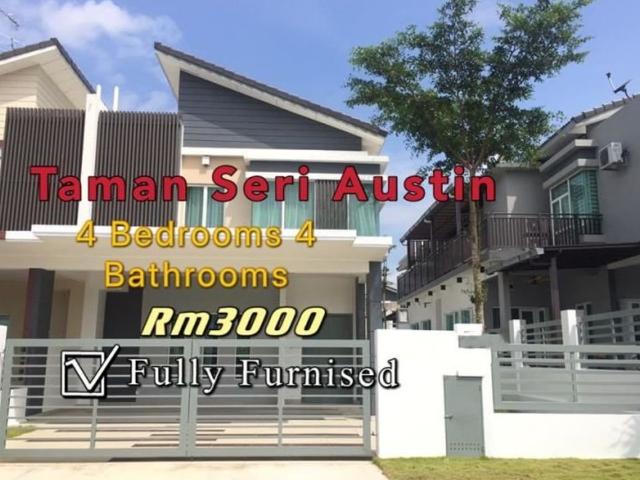 4 Bedroom House for rent in Bandar Dato Onn, Johor