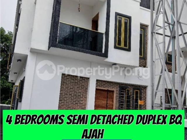 Buy 4 Bedroom Semi Detached Duplex With Bq in Ajah Lagos 1LQXX | PropertyPro Nigeria