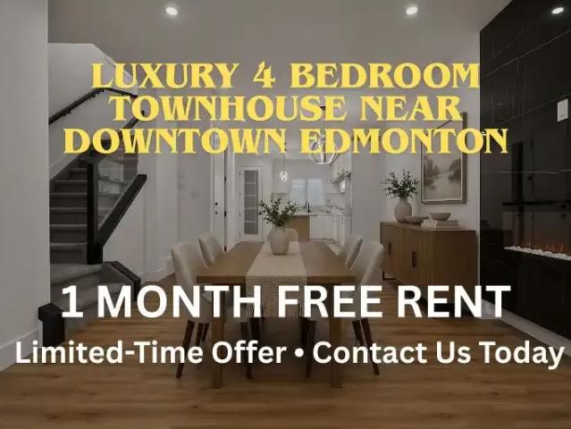 4 Bedroom Townhouse Edmonton AB 104224166