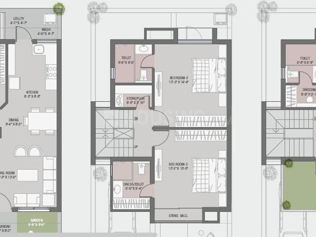 4 BHK Villa in Vadsar for resale Vadodara. The reference number is 20809774
