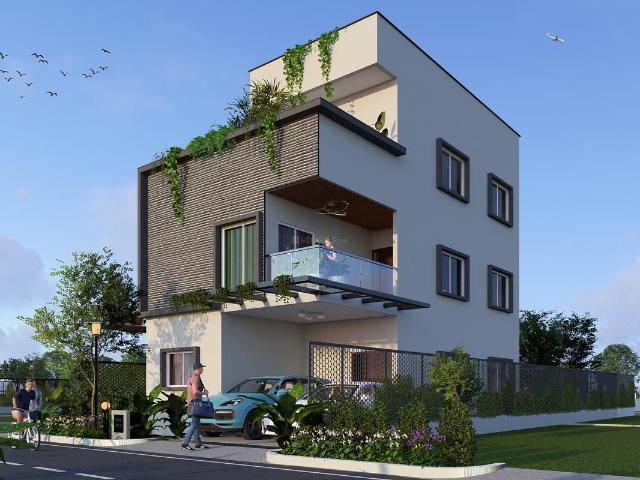 4 BHK Villa in Budigere Cross for resale Bengaluru. The reference number is 18271620