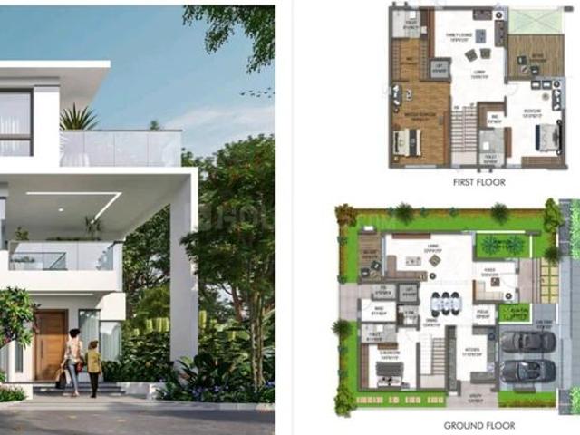4 BHK Villa in Kollur for resale Hyderabad. The reference number is 18012462