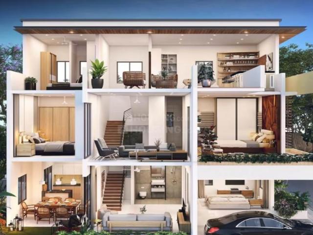 4 BHK Villa in Sarjapur for resale Bengaluru. The reference number is 20673768