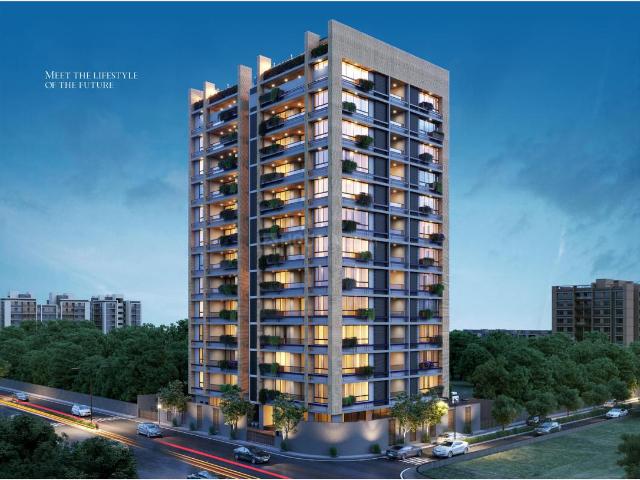 4 BHK Apartment in Bopal for resale Ahmedabad. The reference number is 17366955