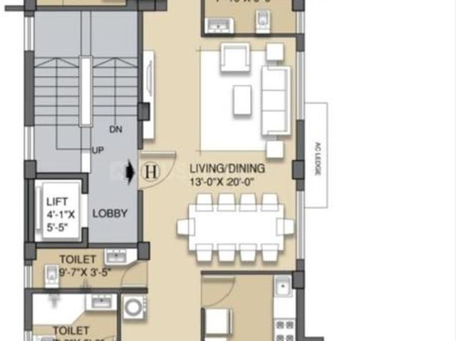 4 BHK Apartment in Ballygunge for resale Kolkata. The reference number is 20611256