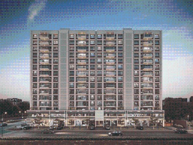 4 BHK Apartment in Gota for resale Ahmedabad. The reference number is 20401885