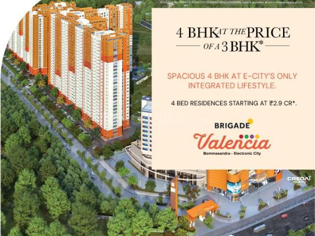 4 BHK Apartment in Electronic City Phase 2 for resale Bengaluru. The reference number is 15517898