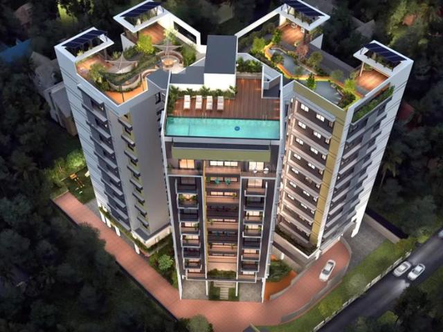 4 BHK Apartment in Maradu for resale Kochi. The reference number is 17737312