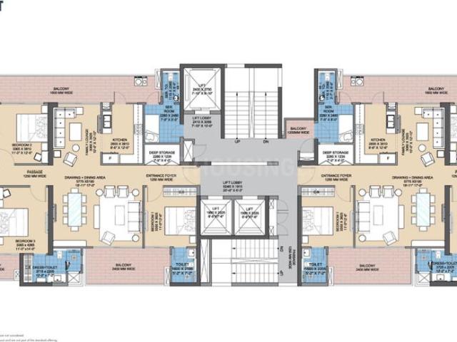 4 BHK Apartment in Noida Extension for resale Greater Noida. The reference number is 19253672