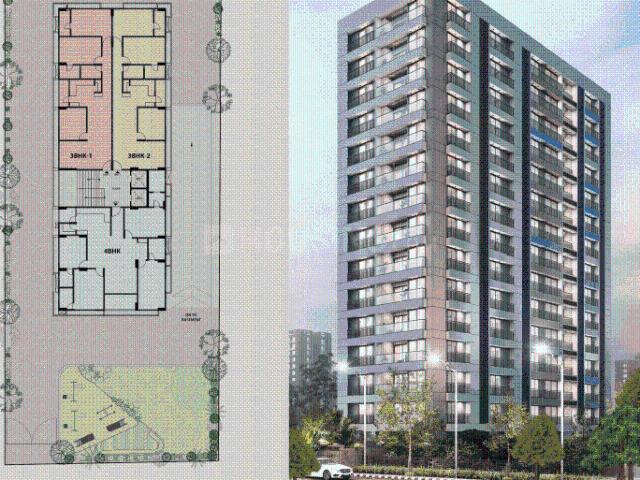 4 BHK Apartment in Navrangpura for resale Ahmedabad. The reference number is 19998022