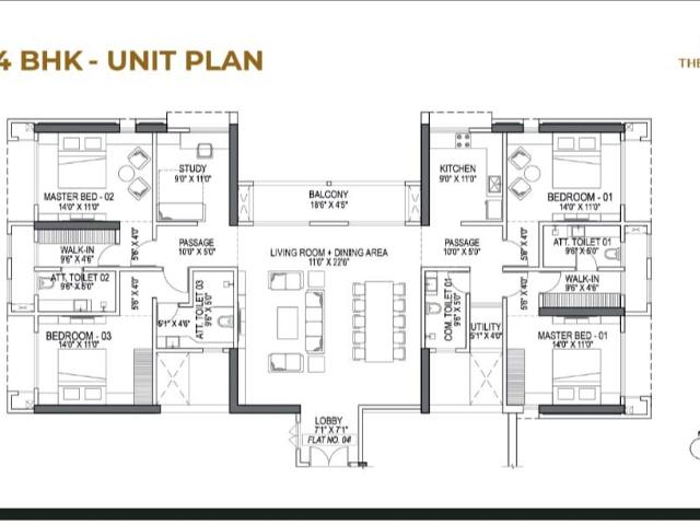 4 BHK Apartment in Sanpada for resale Sion Panvel Highway Nerul. The reference number is 17657098