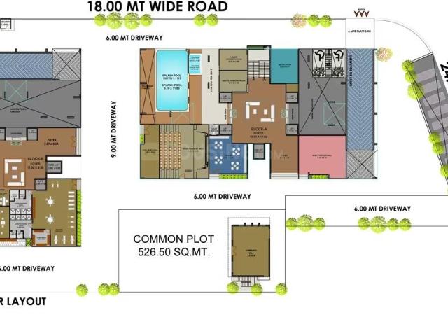 4 BHK Apartment in Sargasan for resale Gandhinagar. The reference number is 19995030