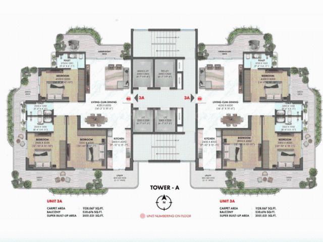 4 BHK Apartment in Sector 77 for resale Gurgaon. The reference number is 18010186