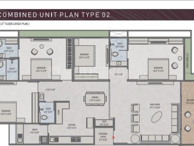 4 BHK Apartment in Shilaj for resale Ahmedabad. The reference number is 14585659