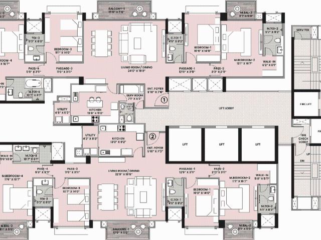 4 BHK Apartment in Powai for resale Mumbai. The reference number is 19956671